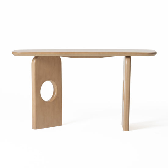 Nova Domus Oshana - Modern White Oak Console Table