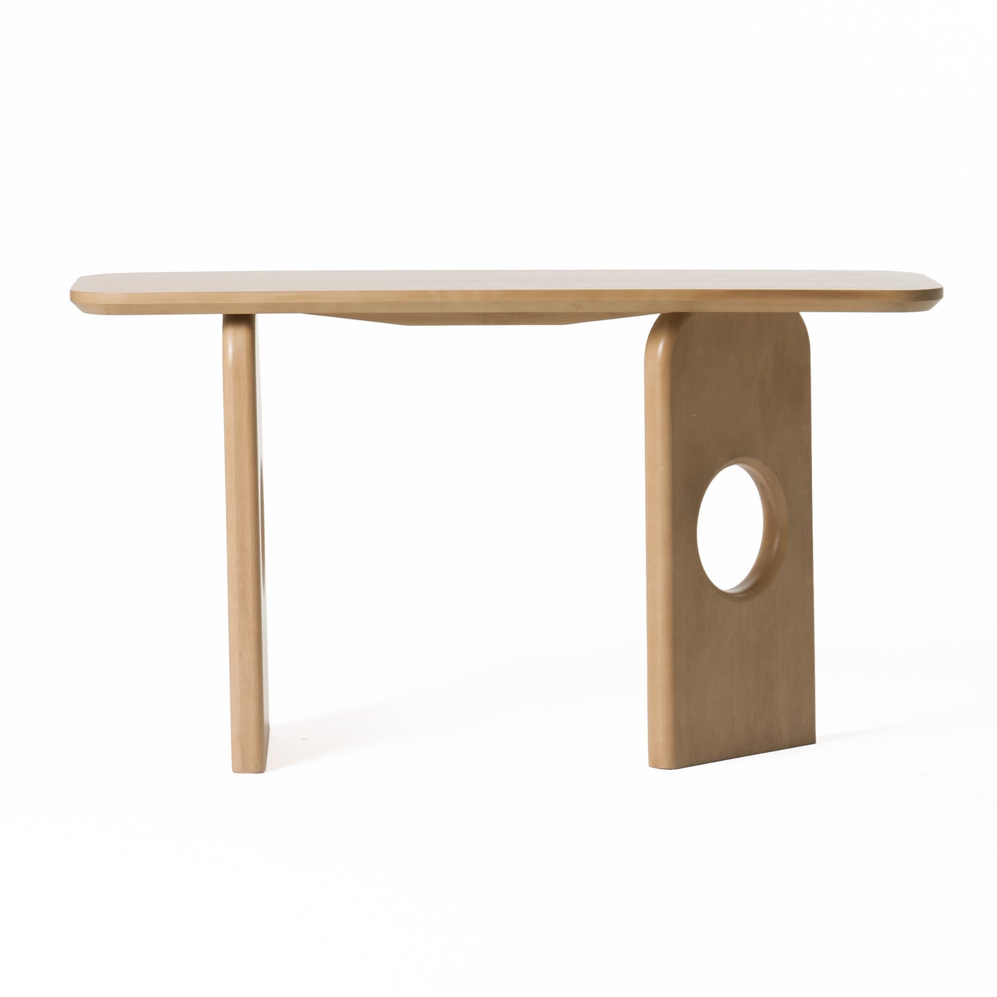 Nova Domus Oshana - Modern White Oak Console Table