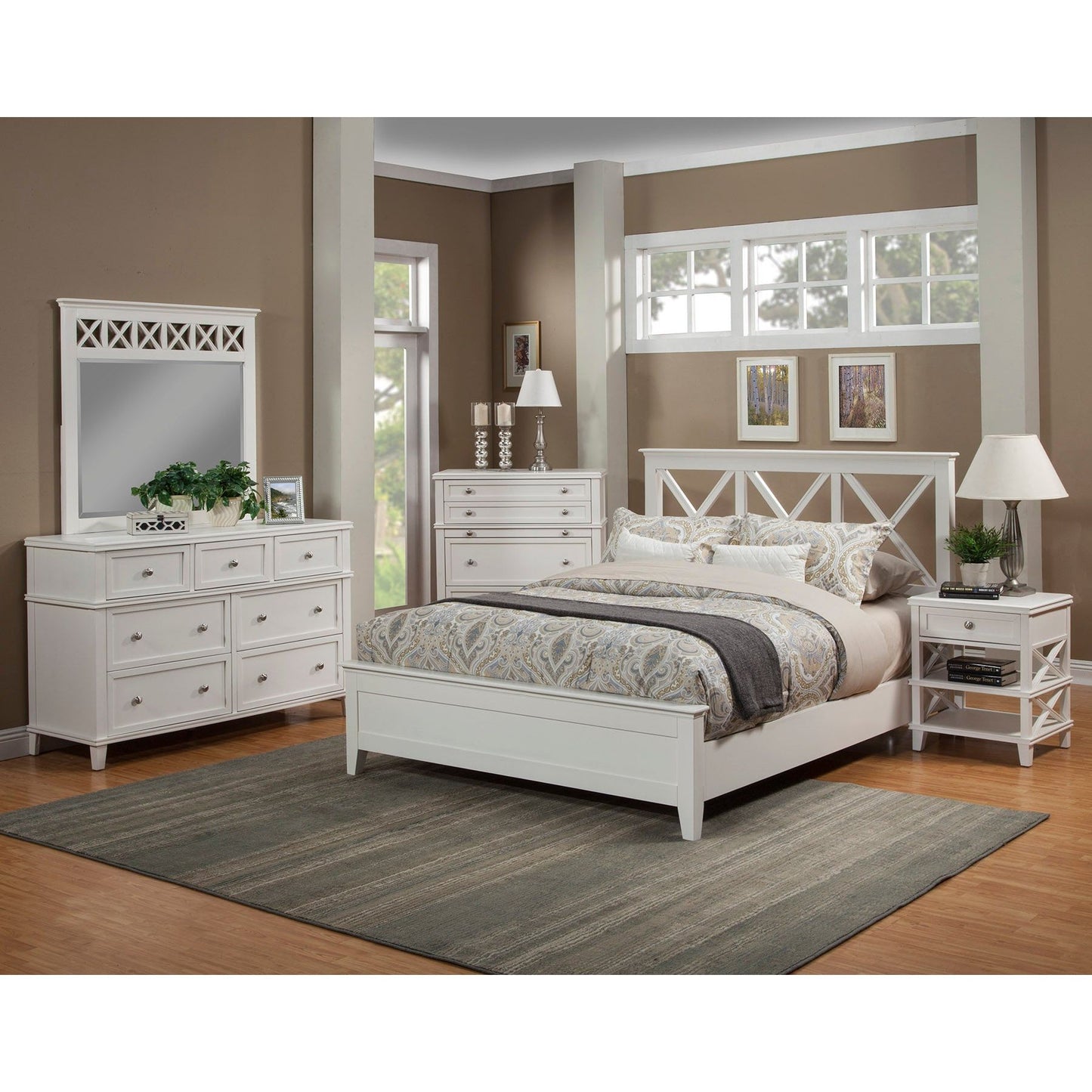 Potter Bed, White