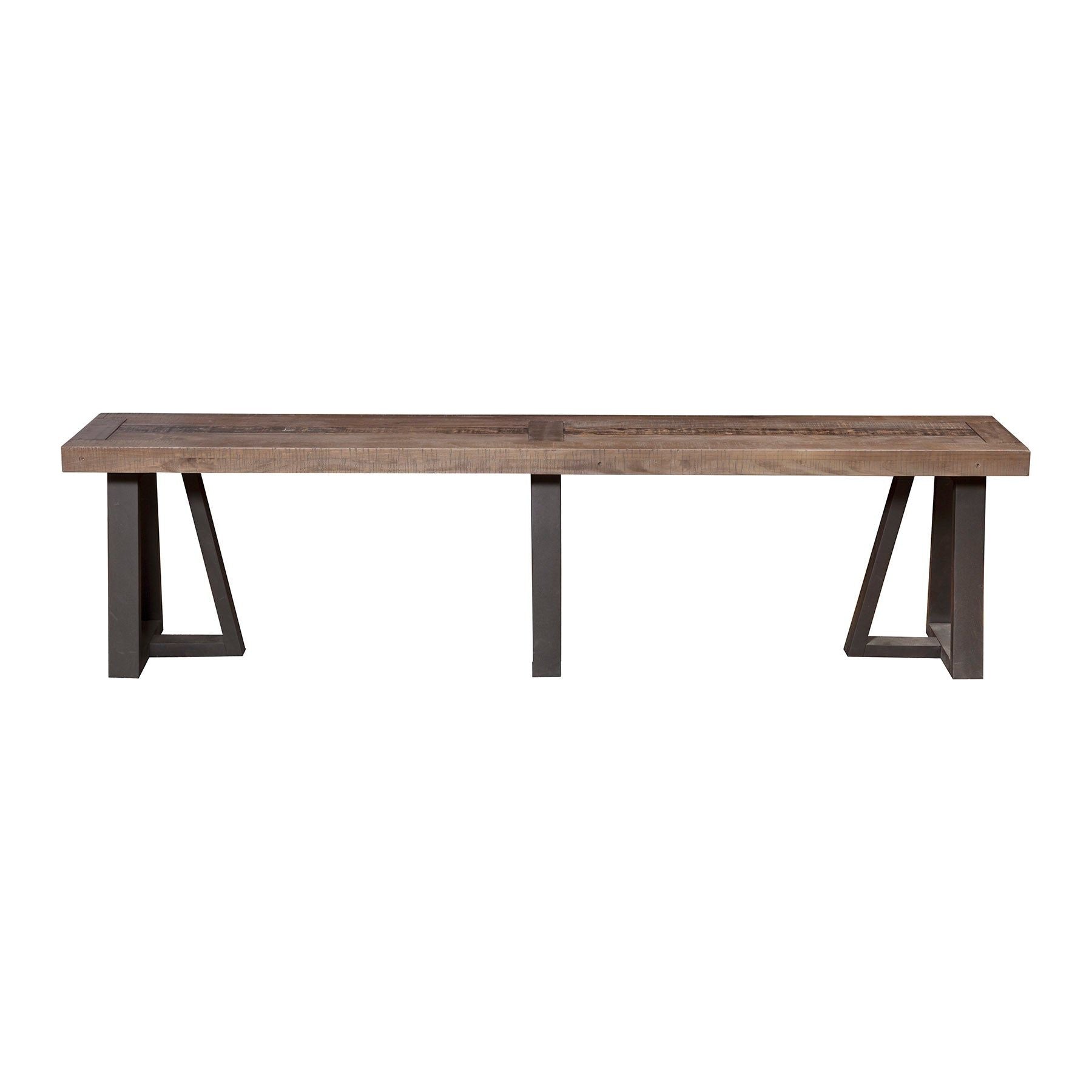 Prairie Dining Bench, Natural/Black