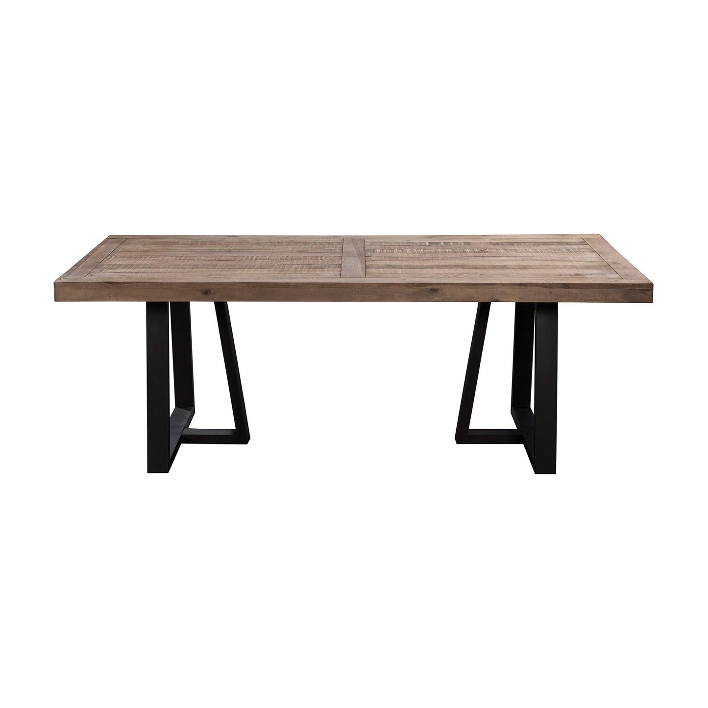 Prairie Rectangular Dining Table, Natural/Black