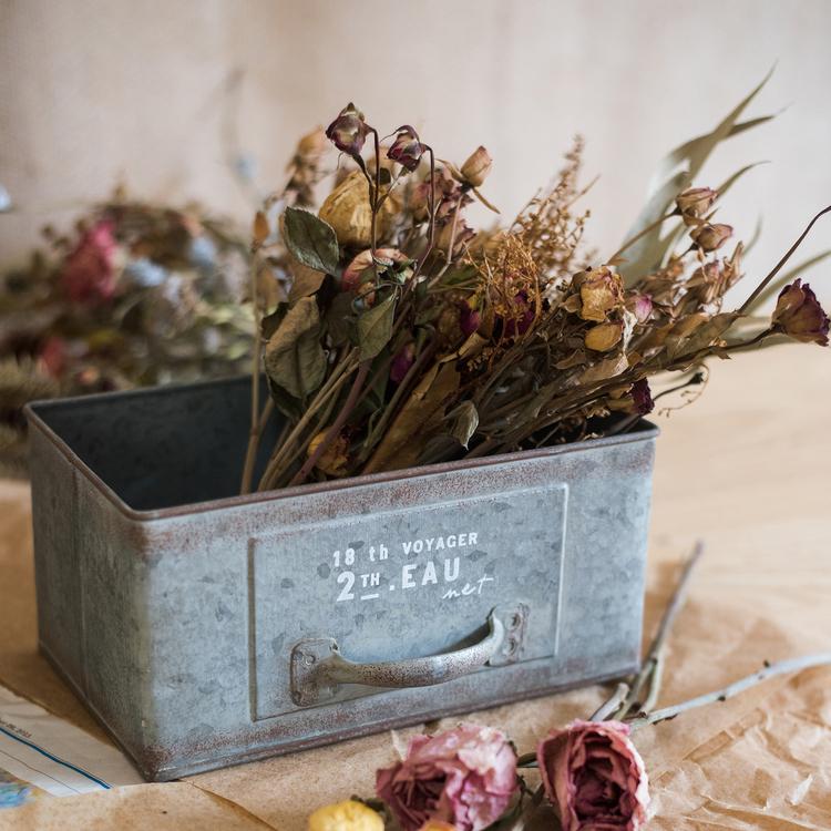 Rectangular Iron Planter Drawer