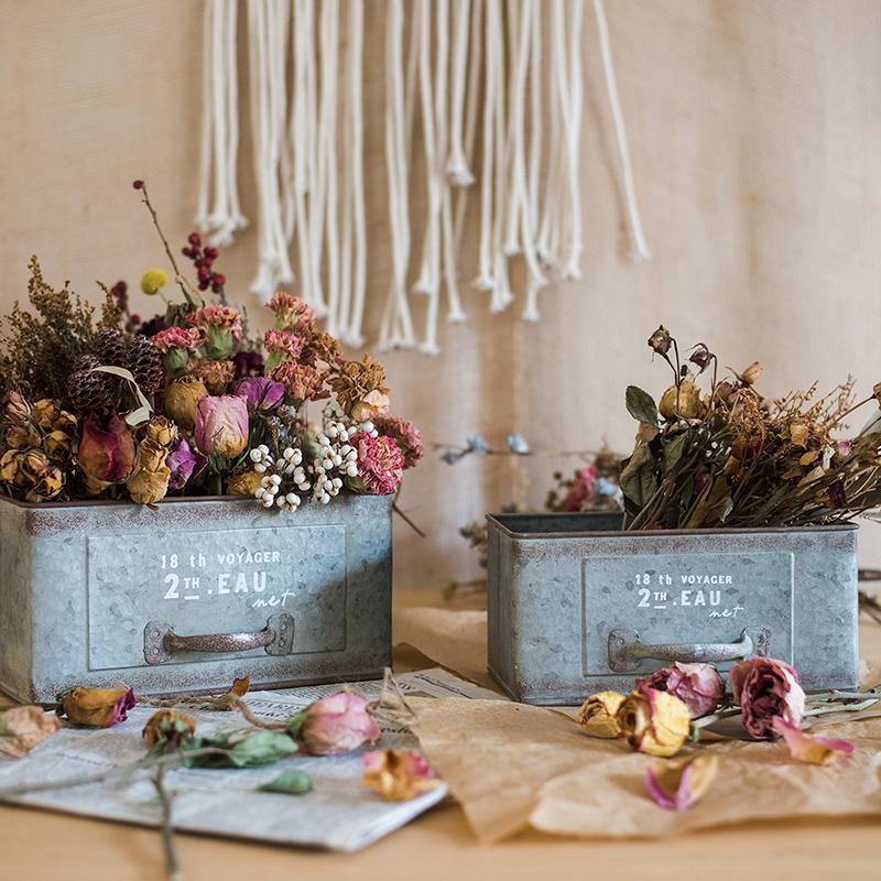 Rectangular Iron Planter Drawer