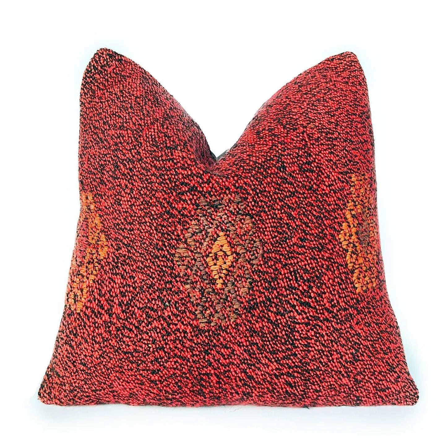 Red Decorative Accent Pillow