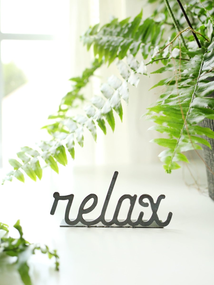 Relax Word Sign