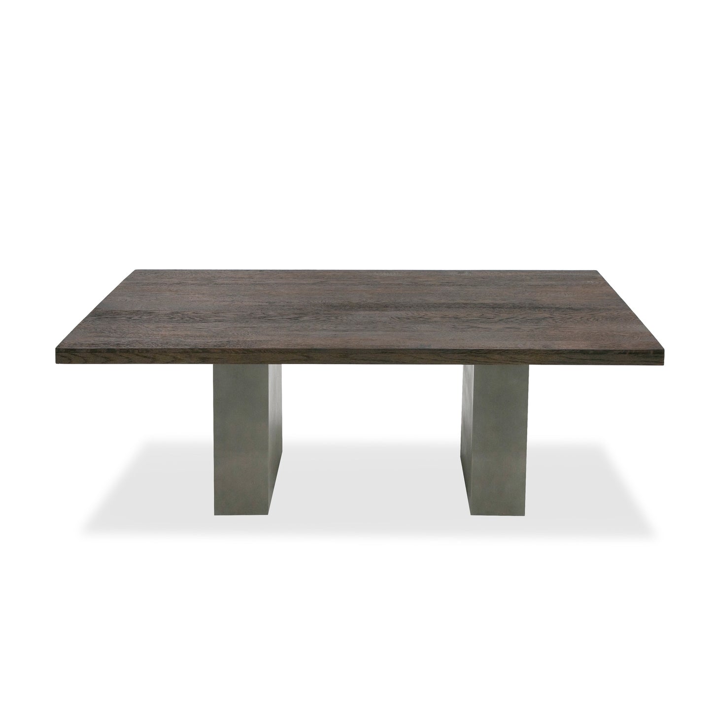 Modrest Renzo Modern Oak & Concrete 79" Dining Table