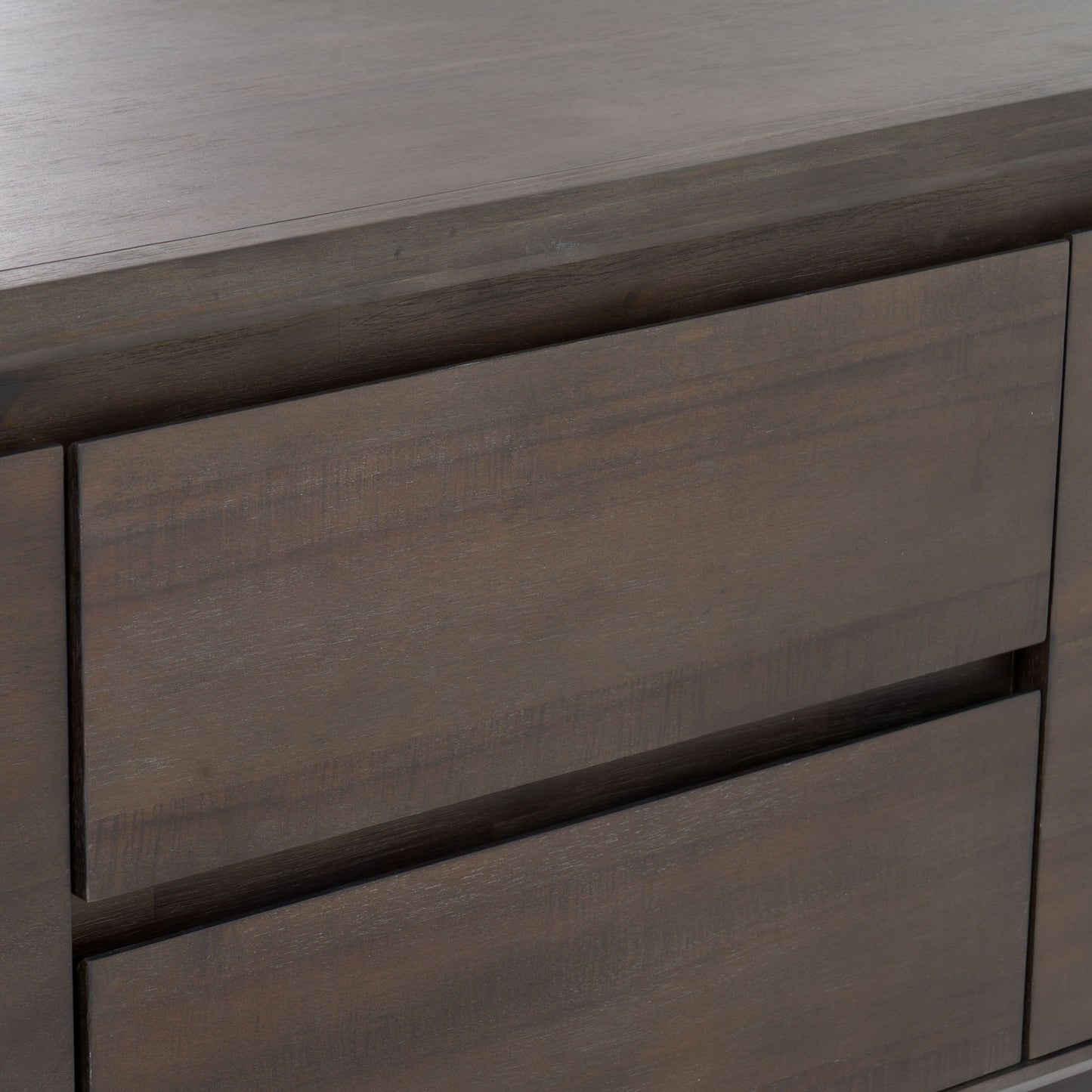 Modrest Rhea - Modern Dark Acacia Buffet