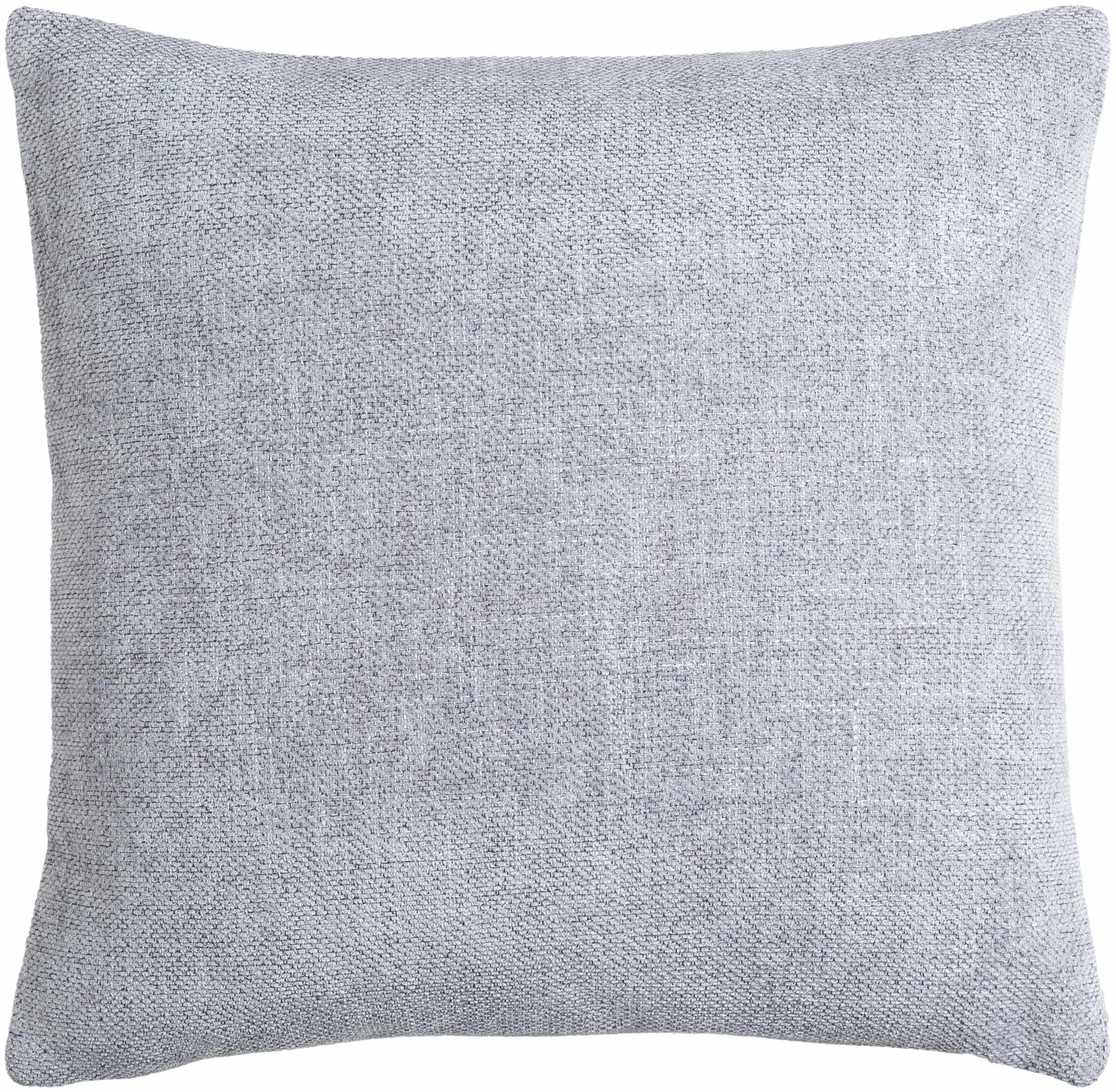 Reijo Linen Look Accent Pillow, Silver & Blue