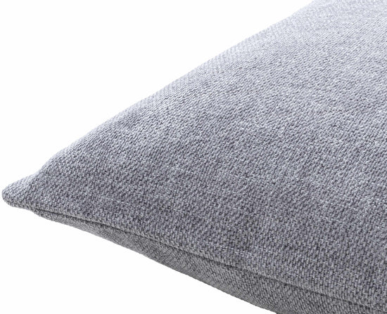 Reijo Linen Look Accent Pillow, Silver & Blue