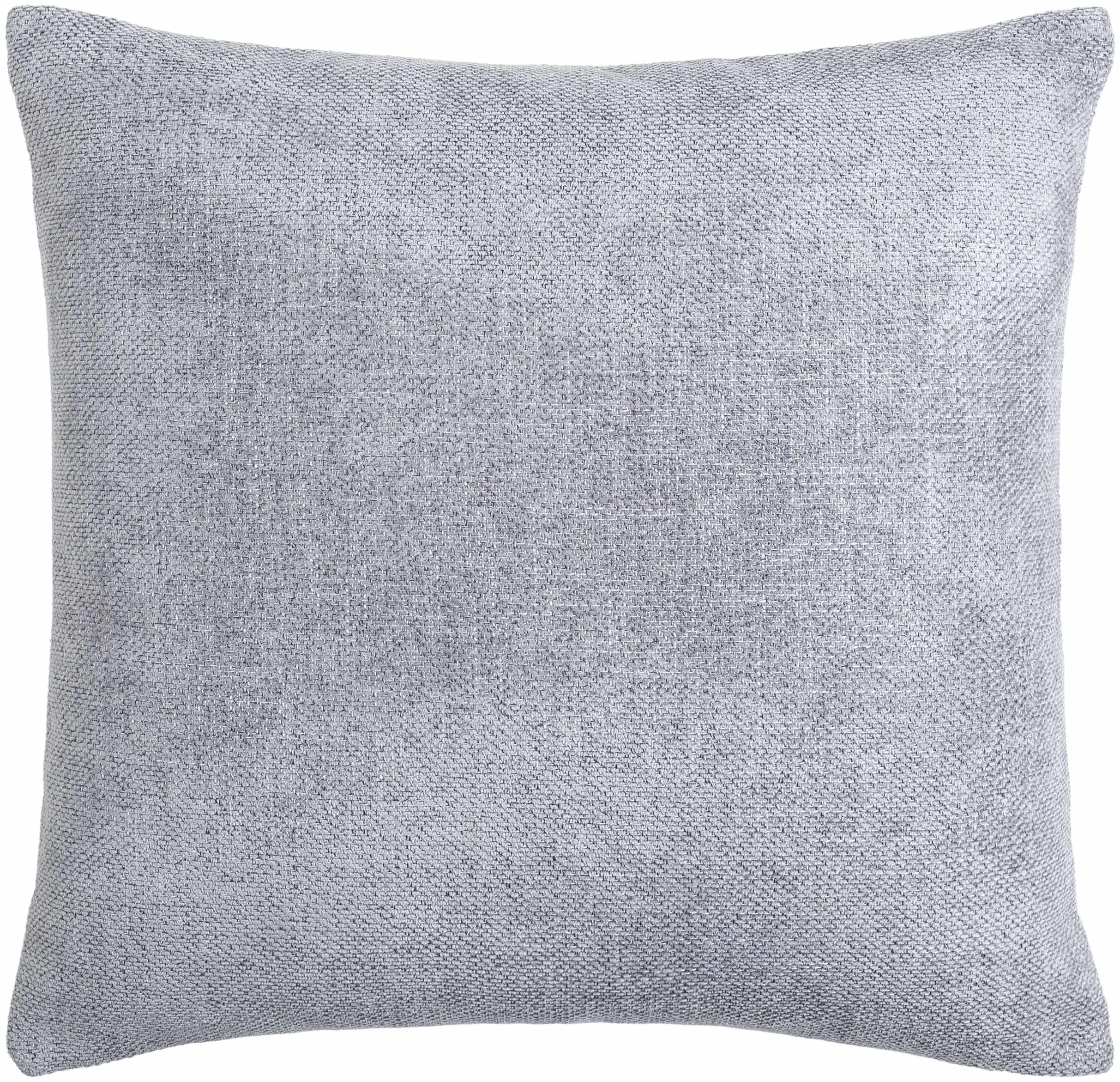 Reijo Linen Look Accent Pillow, Gray & Blue