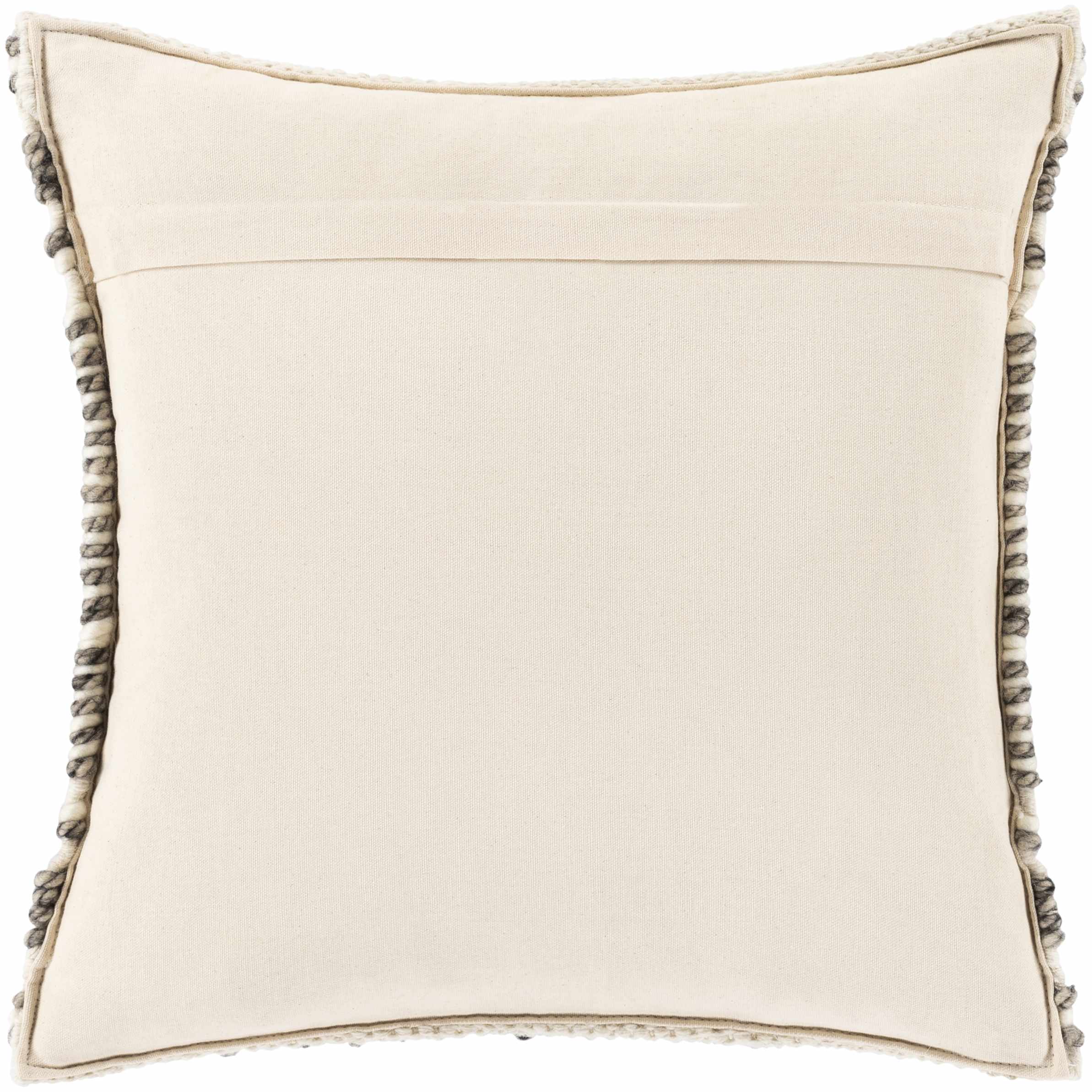 Sagamore Trellis Wool & Cotton Throw Pillow, Cream