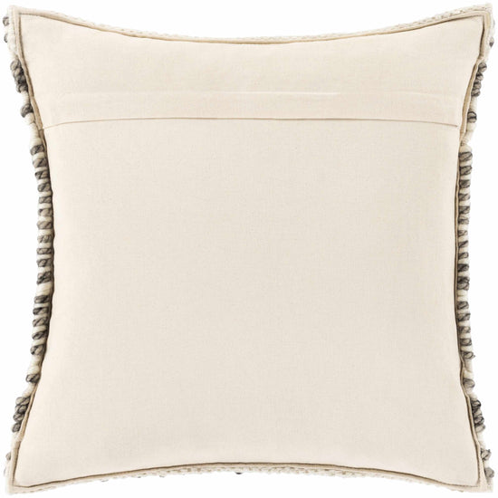 Sagamore Trellis Wool & Cotton Throw Pillow, Cream