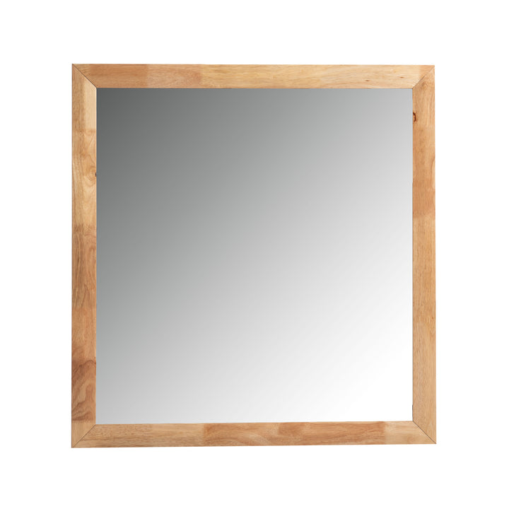 Nova Domus Santa Barbara - Modern Natural Rectangular Mirror