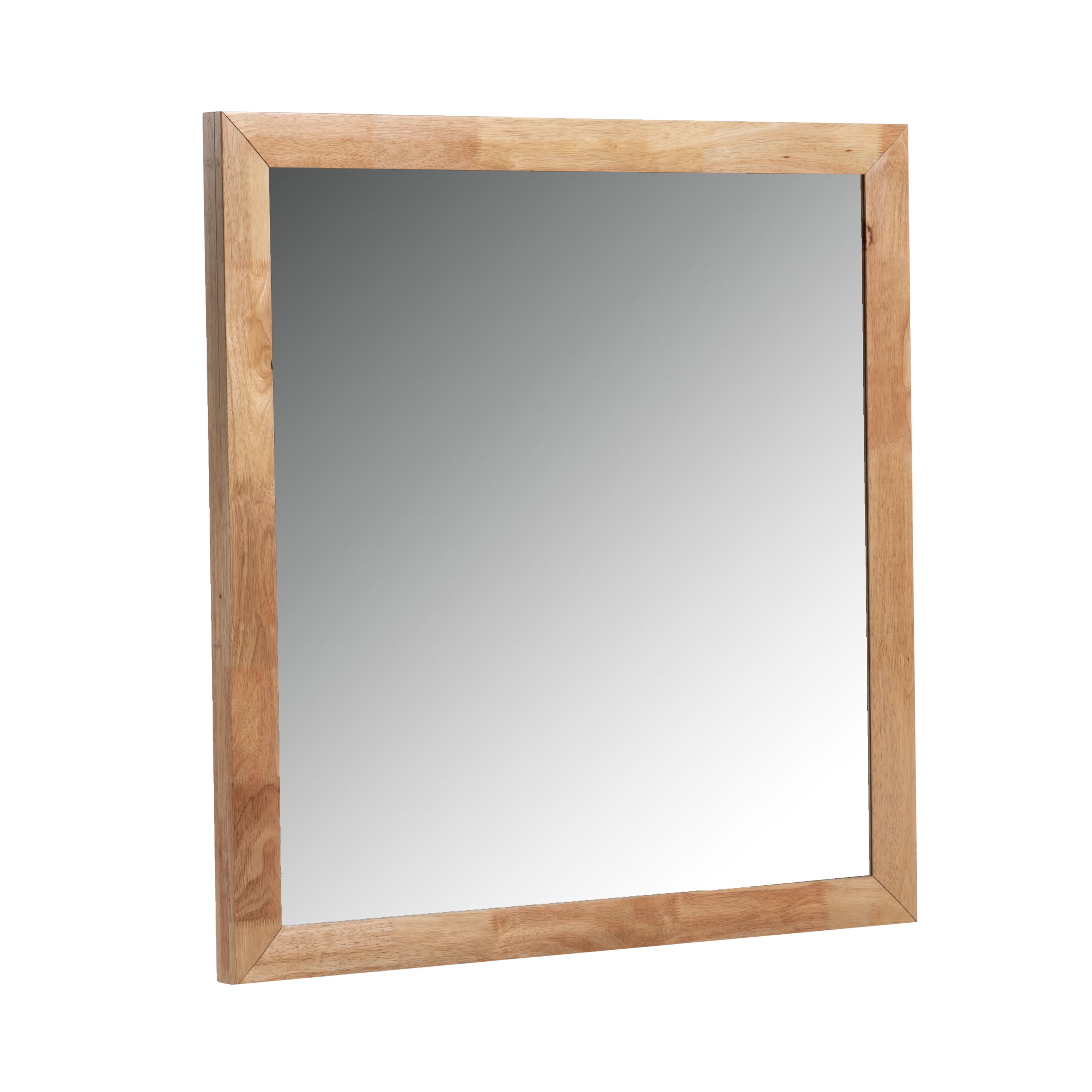 Nova Domus Santa Barbara - Modern Natural Rectangular Mirror