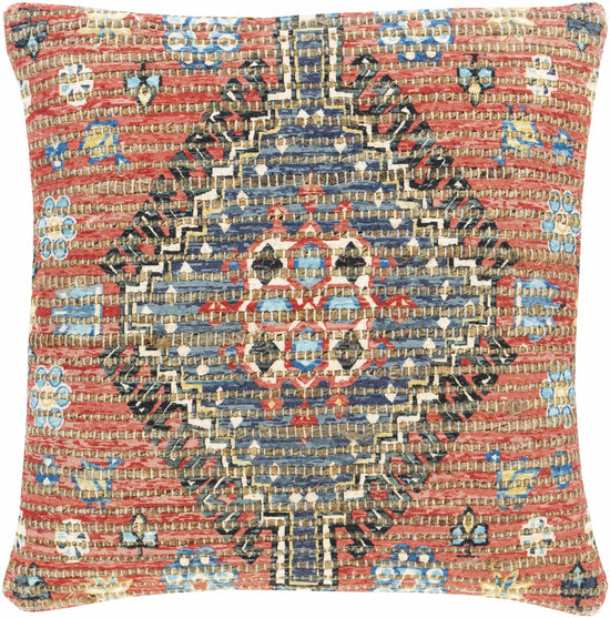 Scituate Tribal Pattern Square Throw Pillow, Colorful