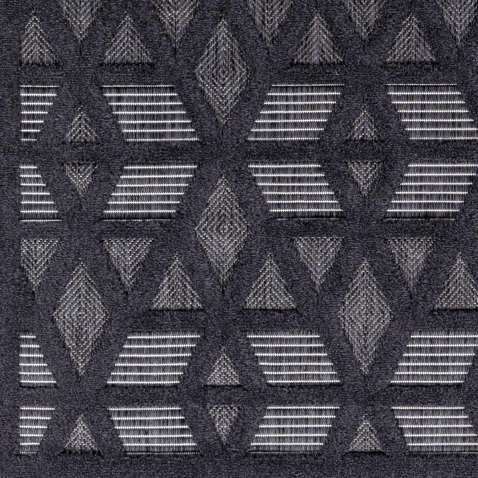 Nuri Polypropylene Outdoor Rug, Black