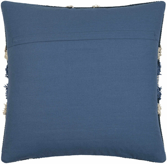 Shepardsville Kilim Geometric Throw Pillow, Navy