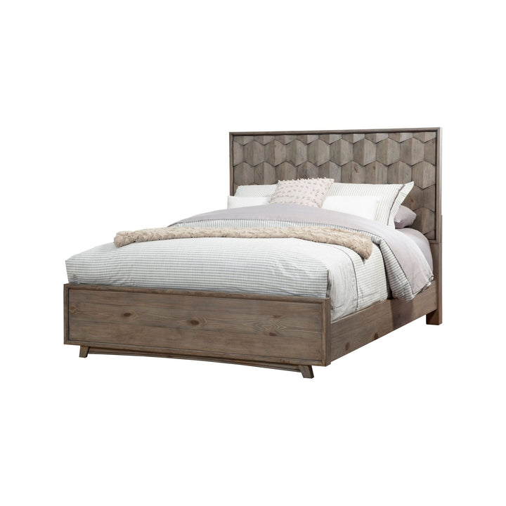 Shimmer Bed, Antique Grey