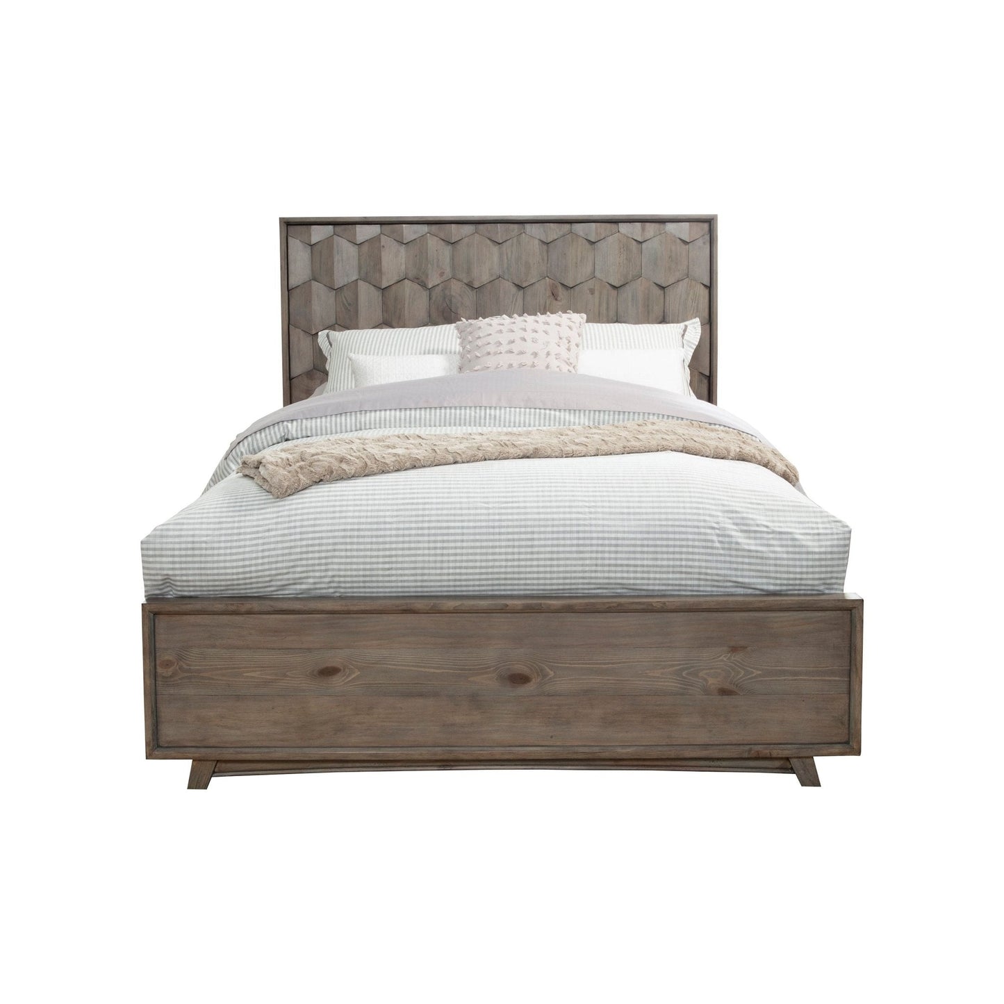 Shimmer Bed, Antique Grey