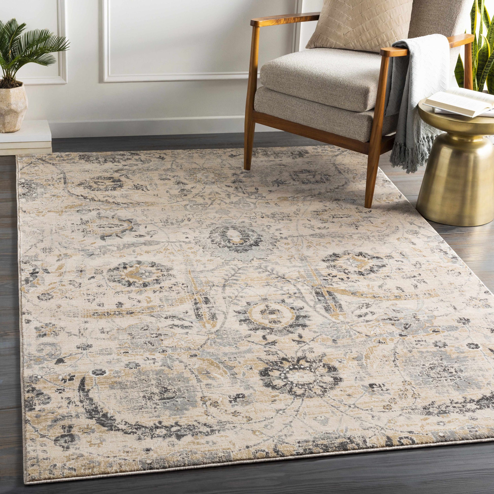 Georgiana Polypropylene Rug, Beige