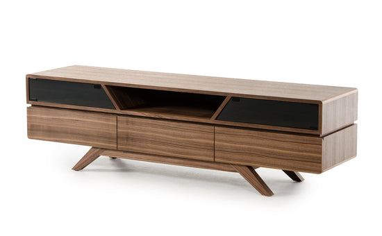 Nova Domus Soria Mid-Century Walnut TV Stand