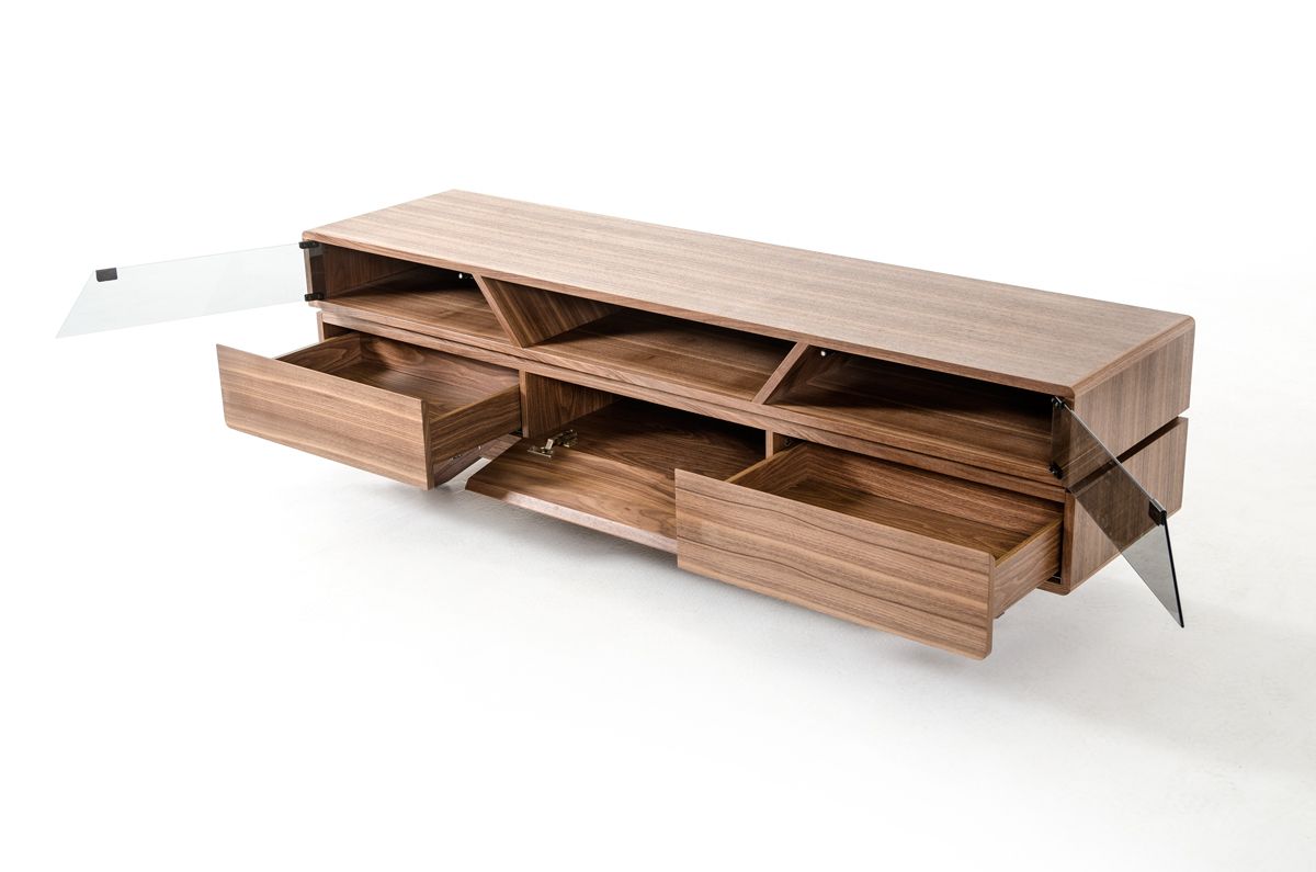 Nova Domus Soria Mid-Century Walnut TV Stand