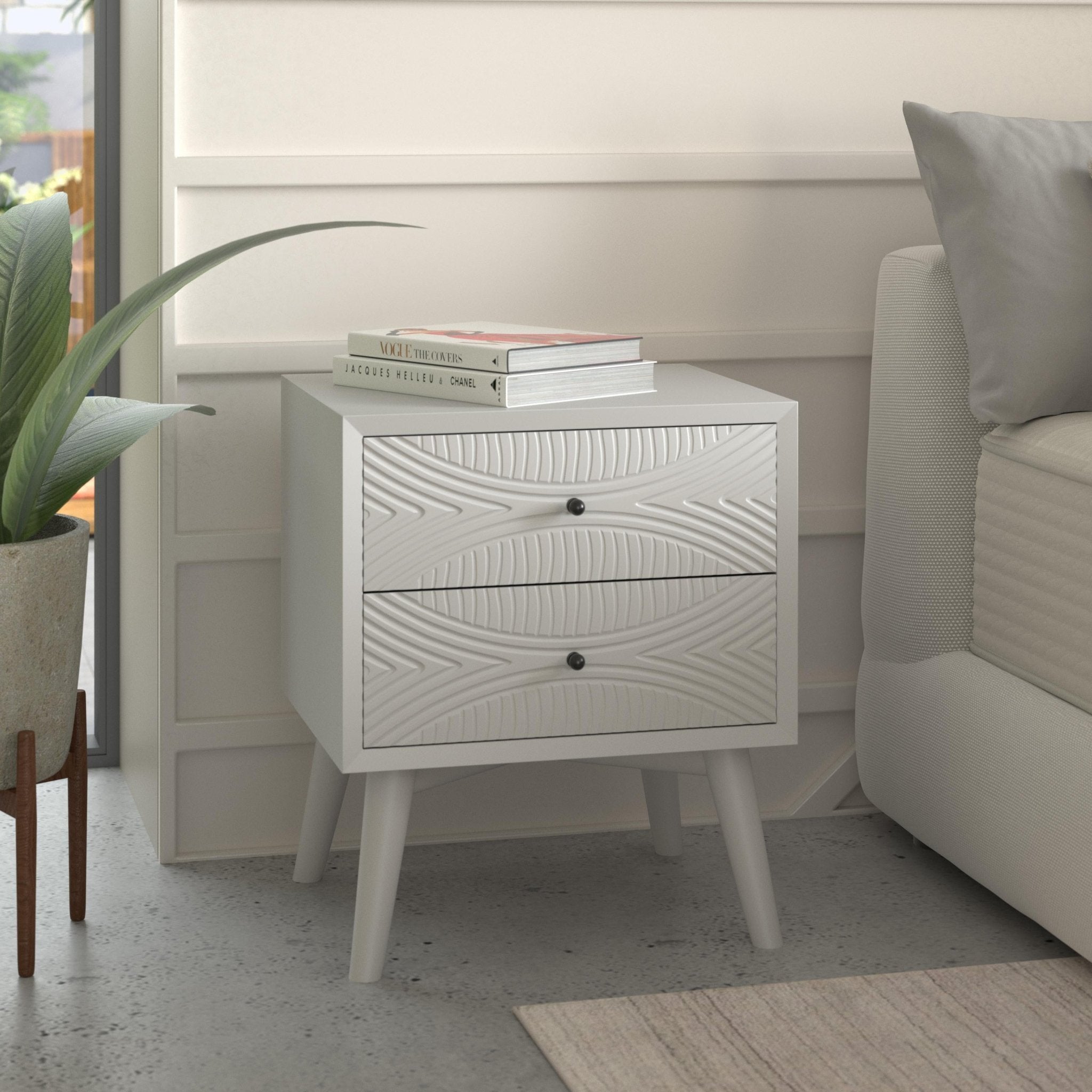 Tranquility Nightstand, White