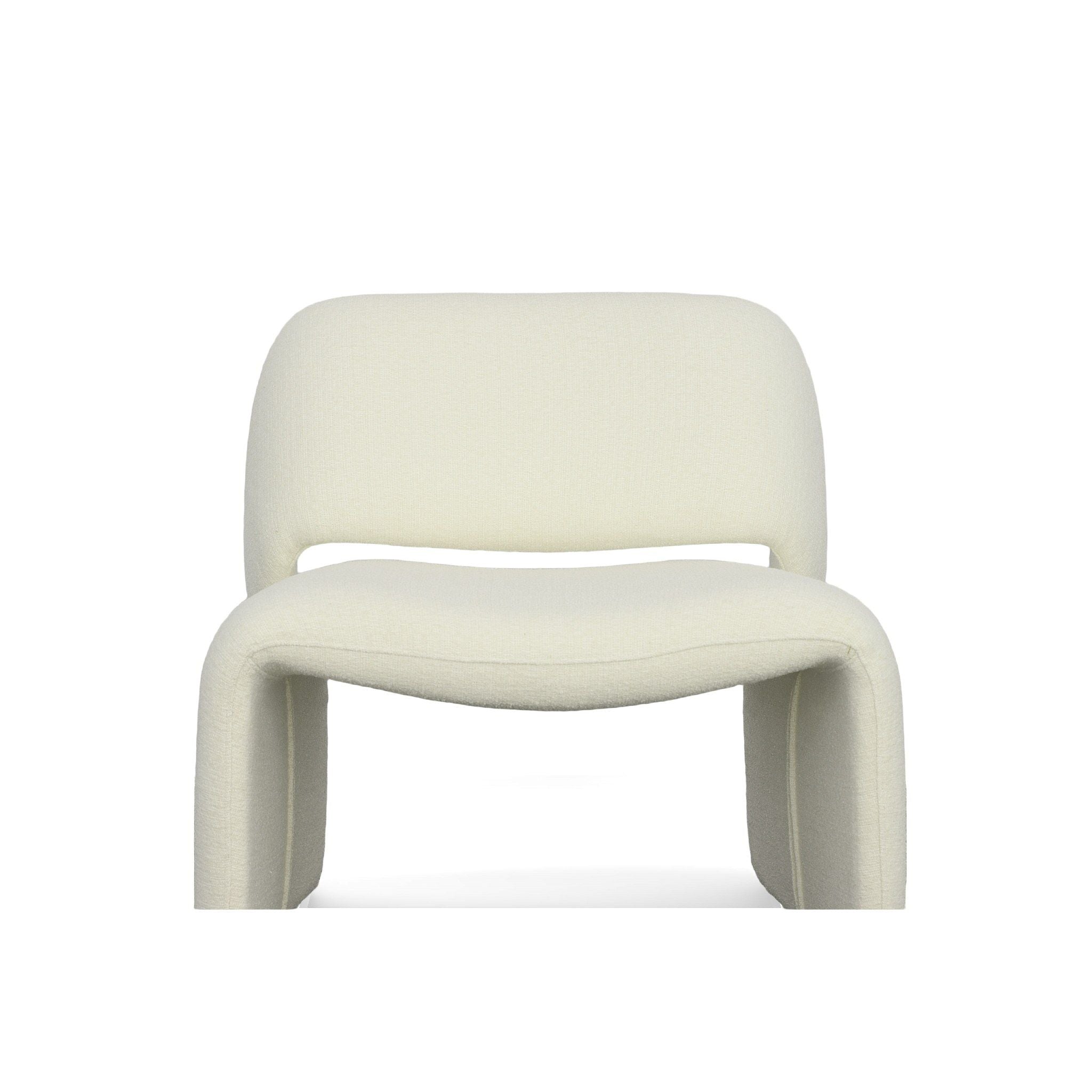 Modrest - Tristan Modern Off White Fabric Accent Chair