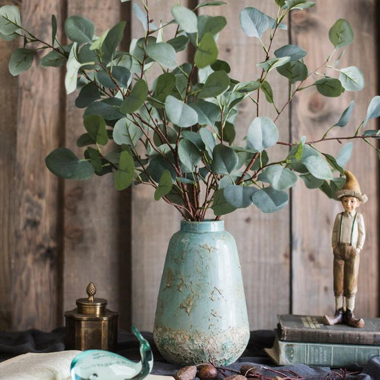 Turquoise Ceramic Vase