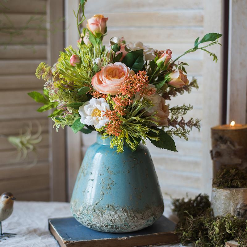 Turquoise Ceramic Vase