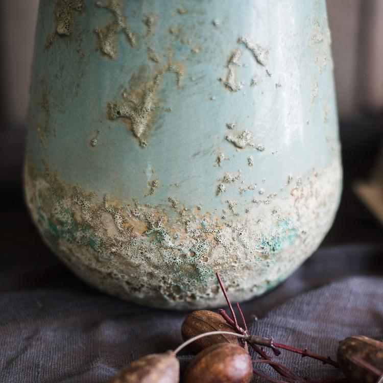 Turquoise Ceramic Vase