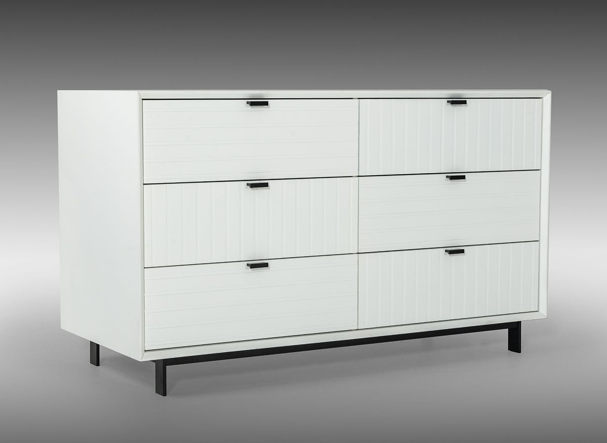 Full Nova Domus Valencia Contemporary White Bedroom Set