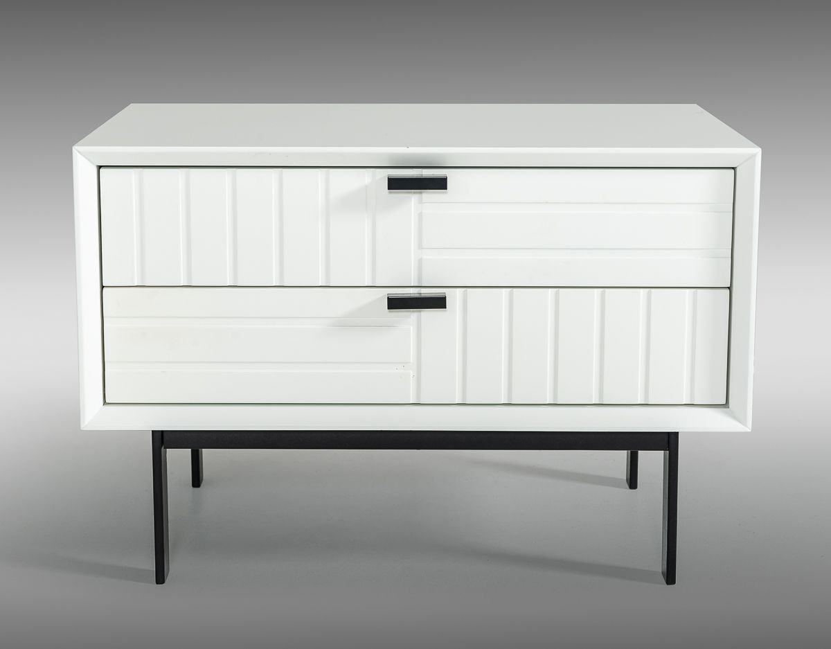 Full Nova Domus Valencia Contemporary White Bedroom Set