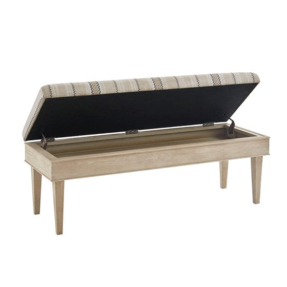 Harstrom Storage Bench - Beige Multi