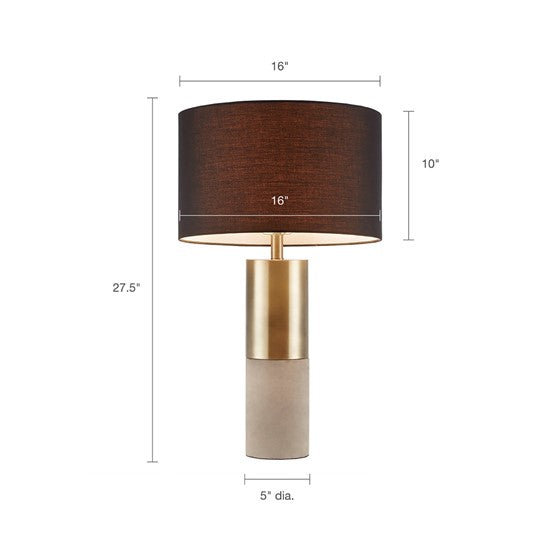 Fulton Table Lamp - Gold/Black