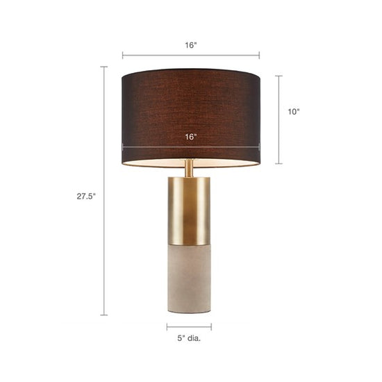 Fulton Table Lamp - Gold/Black