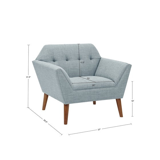 Newport Lounge Chair - Light Blue