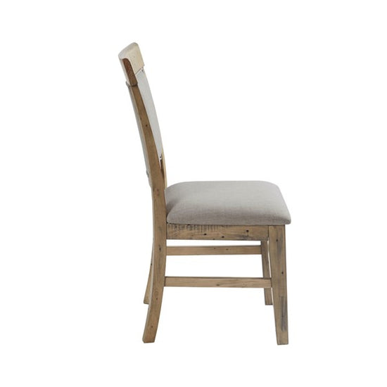 Oliver Dining Side Chair (Set of 2pcs) - Cream/Grey