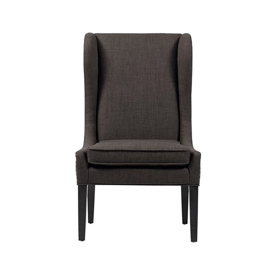 Garbo Captains Dining Chair - Charcoal