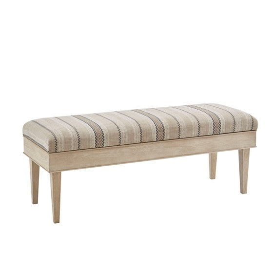 Harstrom Storage Bench - Beige Multi