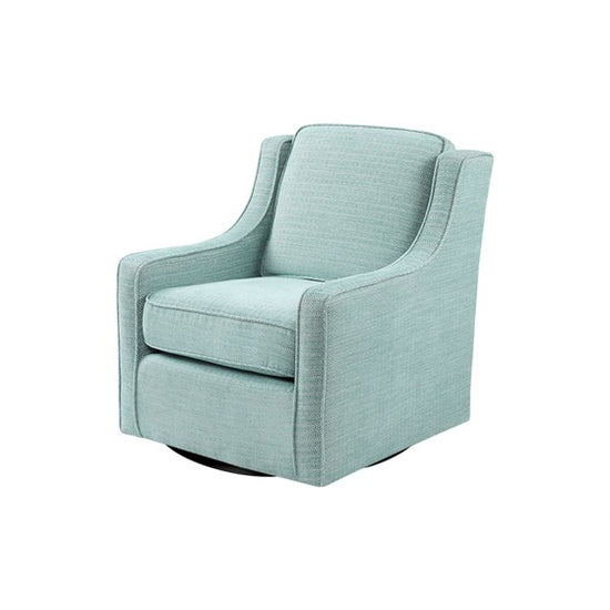 Harris Swivel Chair - Dusty Aqua