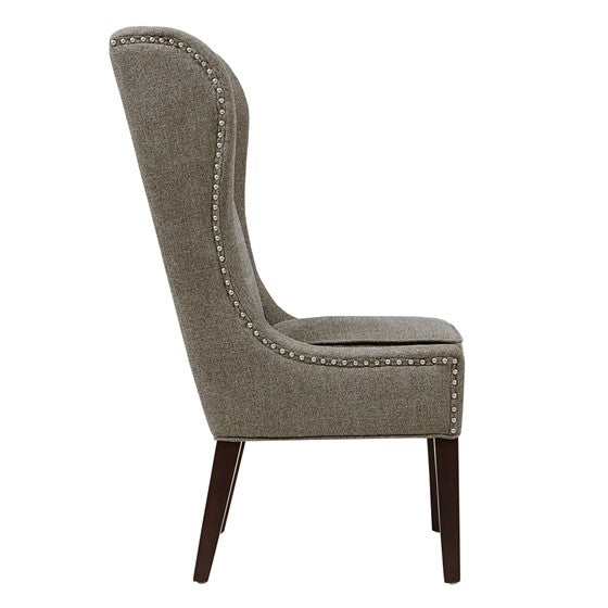 Garbo Captains Dining Chair - Grey