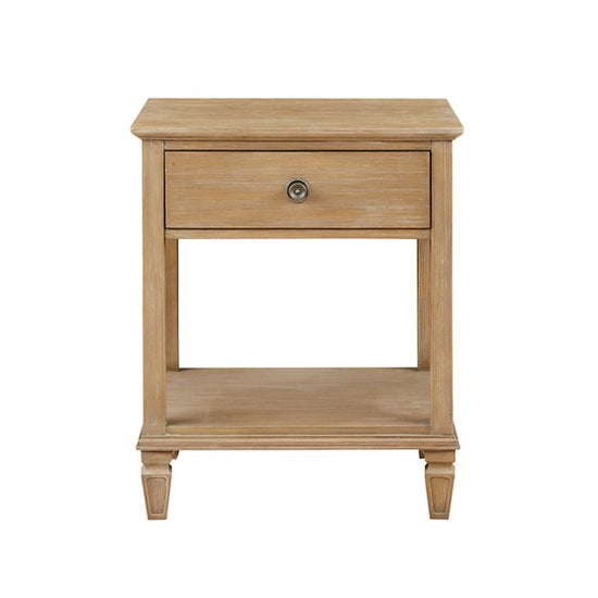 Victoria Bedside Table - Light Natural