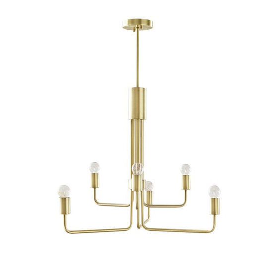 Milo Milo Chandelier - Antique Brass