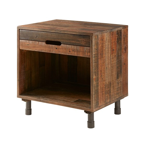 Renu Nightstand - Light Brown Multi