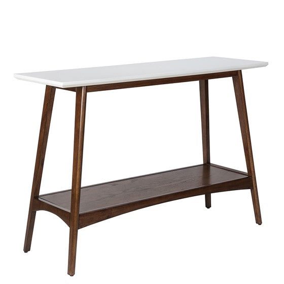 Parker Console - Off-White/Pecan