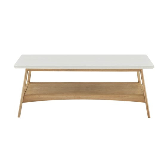 Parker Coffee Table - Off-White/Natural