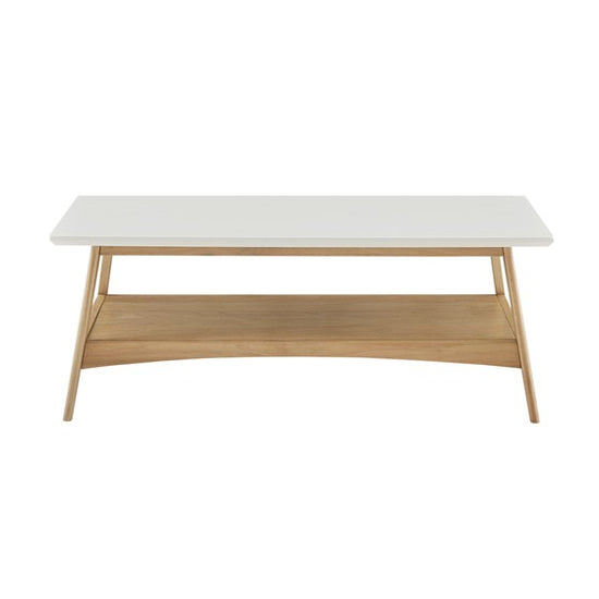 Parker Coffee Table - Off-White/Natural