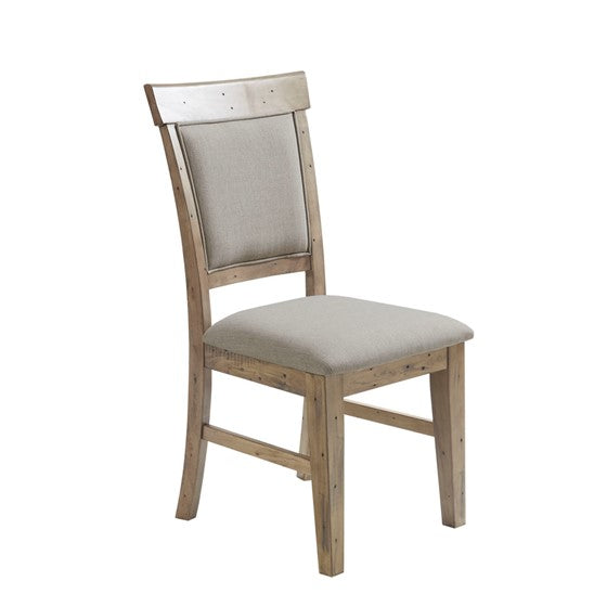 Oliver Dining Side Chair (Set of 2pcs) - Cream/Grey