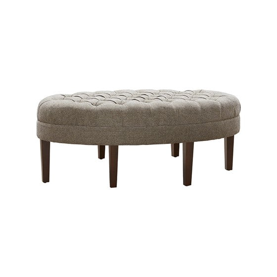 Martin Surfboard Tufted Ottoman - Brown Multi